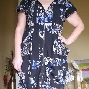 City Chic Zip front dress